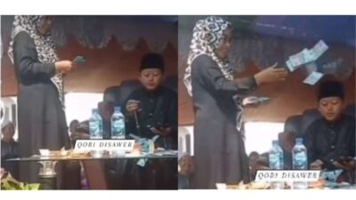 Kembali Terjadi, Emak-emak di Banten Menyambut Qori Bak Biduan Saat Mengucapkan Ayat Suci