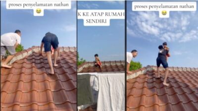 Penyebab Tersebarnya Video Seorang Bocah Menggila di Atas Genteng