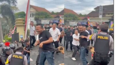 Baju Peserta Demo Diserang dengan Gigitan Nyata!