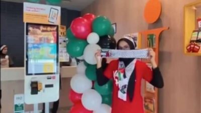 Warganet Menyemprot McDonald’s karena Menghias Gerai dengan Nuansa Palestina