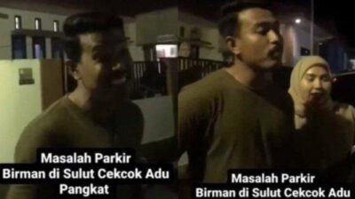 Pria Viral Mengaku Sebagai Pria Berpangkat Briptu Brimob Marah Karena Ditegur tentang Parkir Sembarangan, Netizen Tudingnya Belagu