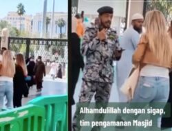 Dua Wanita Tanpa Hijab Viral Ingin Masuk Masjid Nabawi, Akhirnya Terjadi Sesuatu