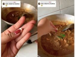 Video Wanita Memasak Daging Rendang Viral dengan Menggunakan Bodrex