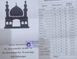 Kades Pekalongan Ungkap Heboh Proposal Pembangunan Masjid Rp12 M