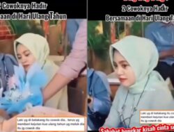 Ekspresi Wanita yang Tidak Bahagia saat Mendapatkan Kejutan dari 2 Kekasihnya menjadi Viral