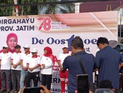 Gubernur Khofifah Gelar Jalan Sehat dan Pasar Murah di Jember dalam Rangka HUT Jatim ke-78