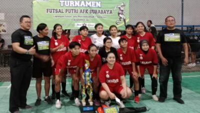 AFK Surabaya Meningkatkan Intensitas Turnamen Futsal Putri untuk Mencari Bakat Terbaik