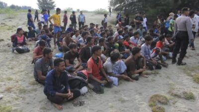 Diduga Dibantu Oknum, Imigran Rohingya Melarikan Diri dari Pengungsian di Aceh