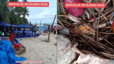 Kemarin Terdapat Sembako, Sekarang Imigran Rohingya Ditemukan Membuang Nasi Bungkus