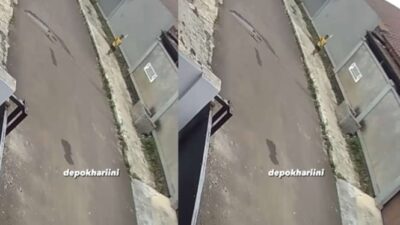 Aksi Sebar Paku oleh Bocah Laki-laki Viral di Jalanan Depok, Mencemaskan Warga