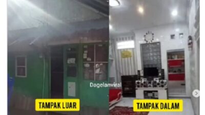 Penampakan Rumah Anti Maling yang Viral, Terlihat Seperti Gubuk Kayu Namun Dalamnya Mewah seperti Hotel