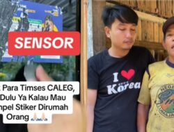 Pemuda Lumajang Melaporkan Oknum Caleg Karena Cabut Stiker, Mengajukan Keluhan ke Jokowi