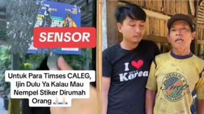 Pemuda Lumajang Melaporkan Oknum Caleg Karena Cabut Stiker, Mengajukan Keluhan ke Jokowi