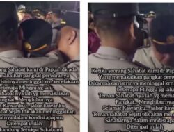 Perwira Polisi Merasa Sedih Saat Diberi Penghormatan Terakhir oleh Rekannya Setelah Kehilangan Istrinya