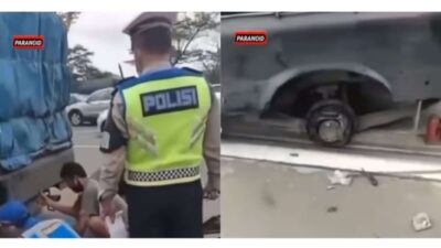 Sopir Pikap yang Mau Membantu Pengendara yang Mogok Justru Kena Tilang Polisi