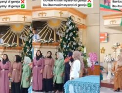 Kebaikan Emak-emak Berkerudung saat Masuk ke Gereja