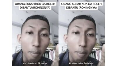 Pria Ini Viral Karena Melakukan Debat dengan Orang-orang yang Tak Setuju Membantu Pengungsi Rohingya