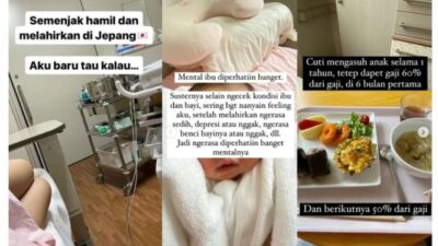 Ibu Hamil di Jepang Diberi Uang Rp50 Juta dan Bisa Cuti Setahun Saat Melahirkan