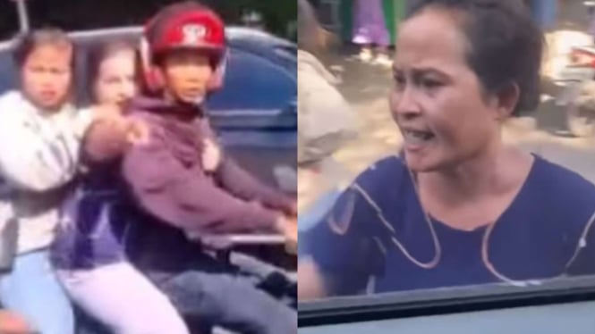 Kelakuan Keluarga Anak Jalanan yang Menyerang Mobil Dinsos, Dihadang dan Menggunakan Batu menjadi Viral