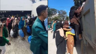 Mahasiswa Mengusir Paksa Pengungsi Rohingya ke Kantor Kemenkumham Aceh