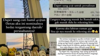 Warga Negara Indonesia yang Lahir di Jepang Mendapatkan Uang Cuti Rp40 Juta dan Cuti Setahun karena Viral