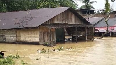 Banjir Melanda Aceh Timur, 13 Desa Terendam Akibat Banjir