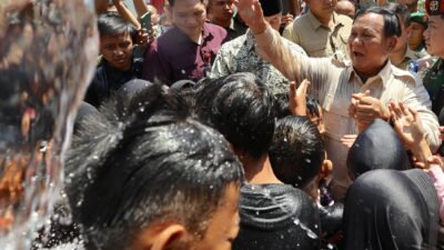 Prabowo Mempersembahkan Sumber Air Bersih