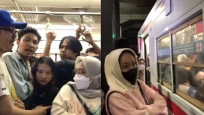 Cekcok Antara Penumpang KRL karena Gerbong Wanita Diduduki Puluhan Pria dan Viral