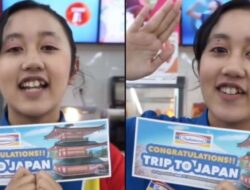 Pegawai Indomaret yang Terkenal di Media Sosial Memenangkan Trip Wisata ke Jepang