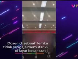 Dosen Viral Putar Video Porno saat Jam Kuliah, Mahasiswa Panik