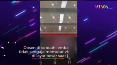 Dosen Viral Putar Video Porno saat Jam Kuliah, Mahasiswa Panik