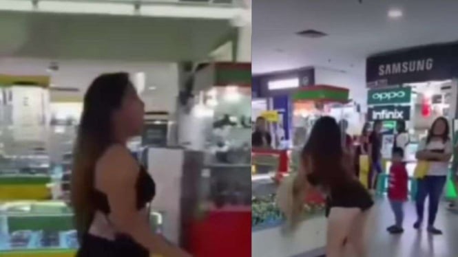 Wanita Joget di Mall Manado Bikin Pengunjung Risih dengan Aksinya yang Viral