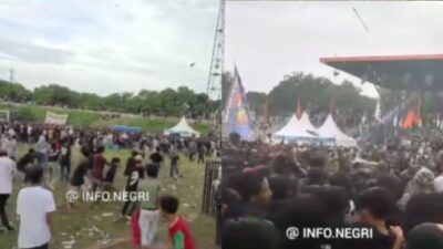 Ricuh di Cirebon: Viral Kampanye Ganjar-Mahfud, Warga Saling Lempar