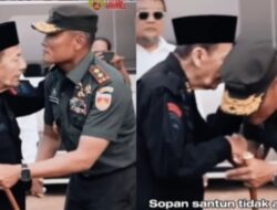 Momen Jenderal Bintang 3 TNI Eks Pentolan Kodam Diponegoro Melakukan Pemelukuan Tangan Habib Luthfi