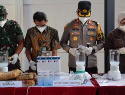 Cara Polres Depok dan Kejaksaan Memusnahkan Narkoba dan Miras