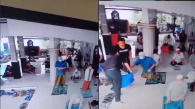 Bapak-bapak Ini Batalkan Salat di Tengah Jalan Demi Makanan Jumat yang Berkah