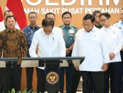 Prabowo Subianto Dampingi Jokowi Resmikan RS TNI Terbesar RI, Fasilitas 1.000 Bed dan 11 Ruang Operasi