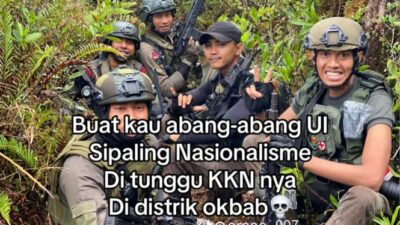 BEM UI Mendapat Tantangan KKN di Papua setelah Menyampaikan Kritik tentang Pelanggaran HAM oleh TNI