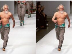 Kakek 87 Tahun Beraksi di China Fashion Week sebagai Model Catwalk