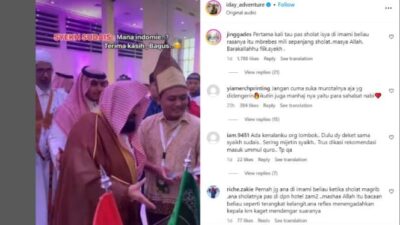 Imam Masjidil Haram Syekh Sudais Viral Cari Indomie di Stand Kuliner Mahasiswa Indonesia