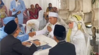 Viral, Pria Ini Mempelai Ijab Kabul dengan Gaya Komentator Sepakbola