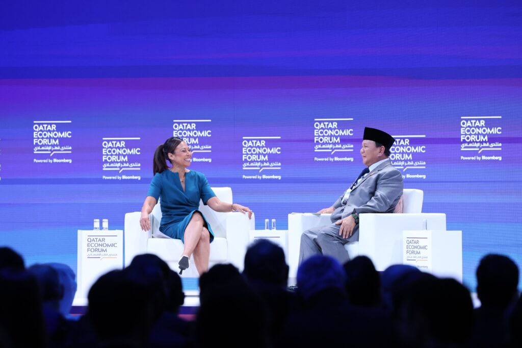 Prabowo Subianto Unveils Government Priorities at the Qatar Economic Forum: Food, Energy, and Downstreaming