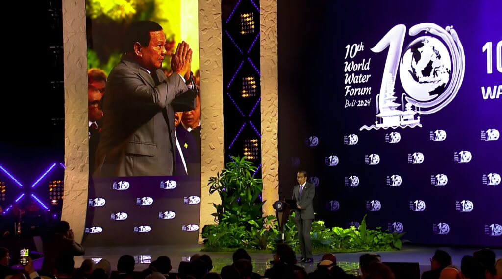 Jokowi Introduces Prabowo Subianto as the President-Elect at the 10th World Water Forum 2024 in Bali