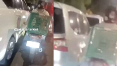 Kontroversi Aksi Pemotor yang Menggores Bodi Mobil Parkir Sembarangan di Pasar Rebo, Heboh di Media Sosial