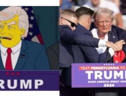 The Simpsons Trending Reveals Prediction of Donald Trump Being Shot During Campaign.