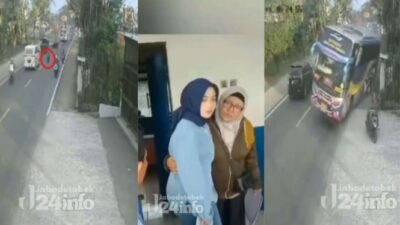 Pemotor Wanita Terlibat Kecelakaan Setelah Kurang Hati-hati dan Meminta Ganti Rugi Rp 4 Juta kepada Sopir Bus