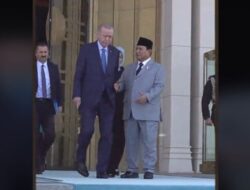 Reaksi Prabowo saat Pamitan dengan Erdogan di Video Viral Dibahas Netizen