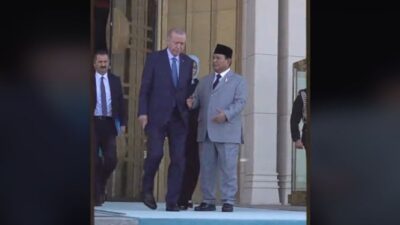 Reaksi Prabowo saat Pamitan dengan Erdogan di Video Viral Dibahas Netizen