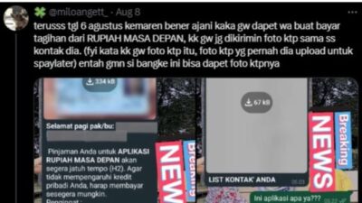 Data Foto KTP Netizen yang Diunggah ke SPayLater Dicuri oleh Pinjol Ilegal