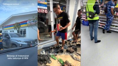 Belanja di Supermarket IKN, Harus Melepas Alas Kaki yang Unik